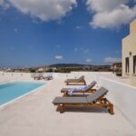 Villa Evgenia Santorini Sun Bed Pool Area